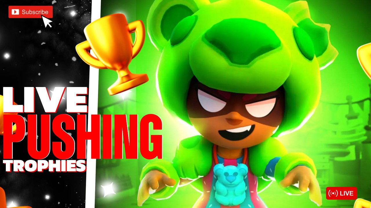 🔴LIVE BRAWL STARS | Pushing Trophies 🏆