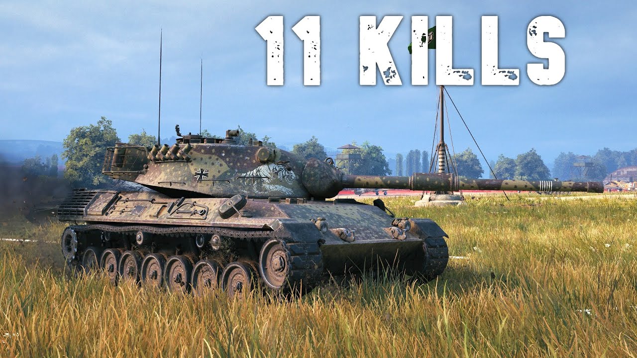 World of Tanks Leopard 1 - 11 Kills