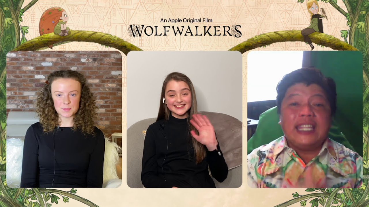 The Wolfwalker and the Huntress!  &ldquo;WOLFWALKERS&rdquo; Interview with Honor Kneafsey and Eva Whittaker