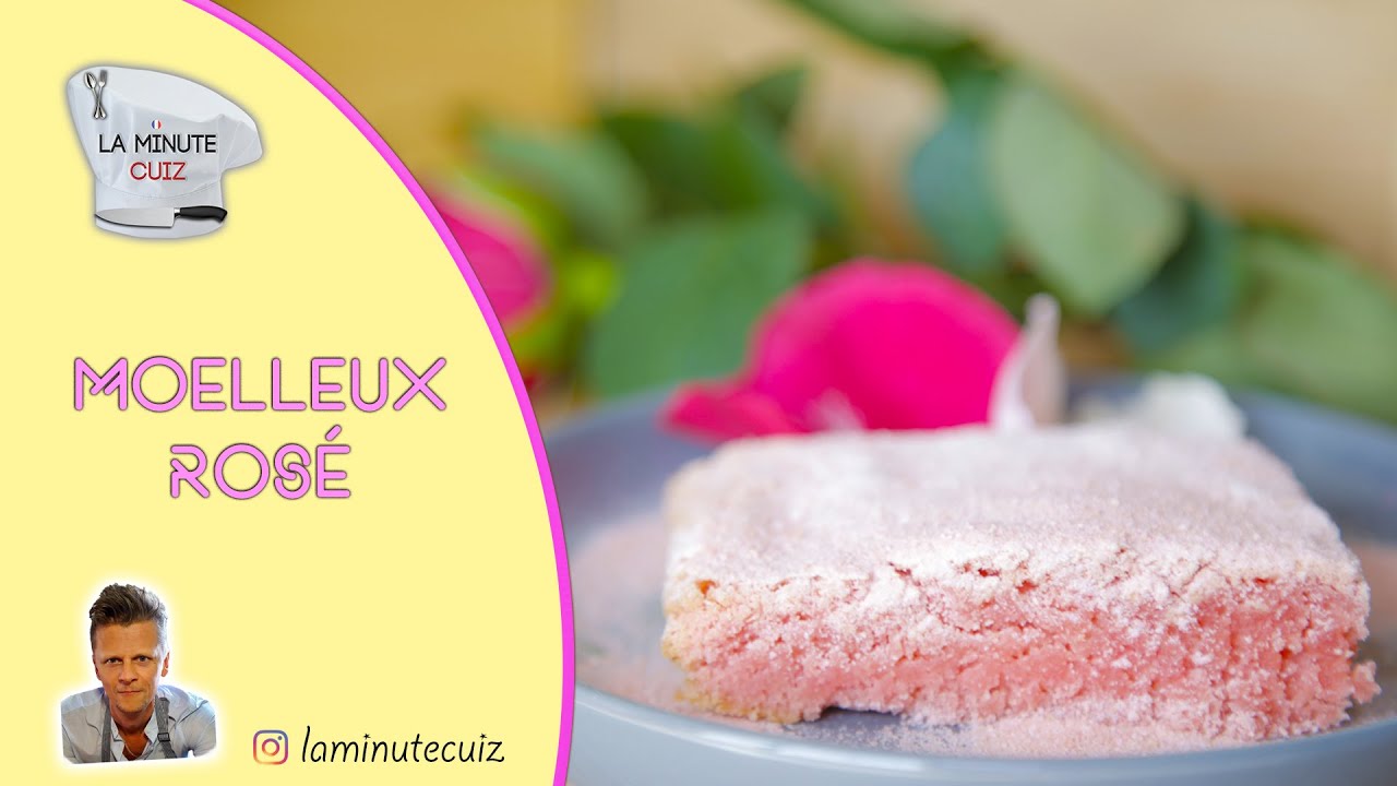 Moelleux rosé aux biscuits de Reims / La Minute Cuiz