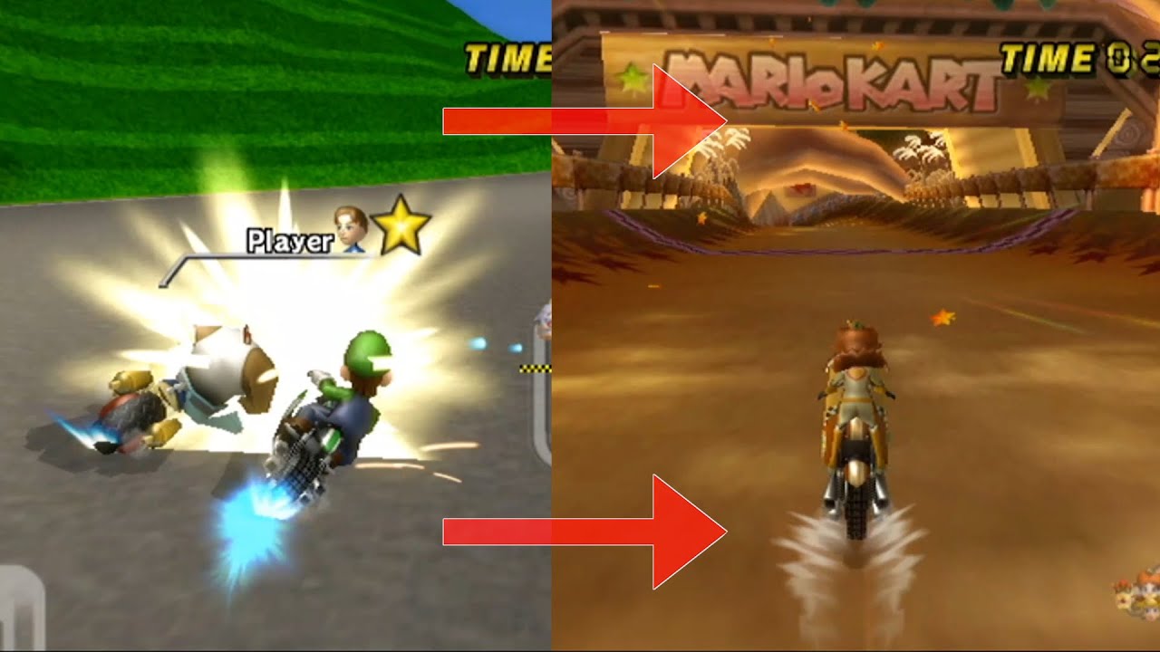 If I get bumped, the session switches | Mario Kart Wii