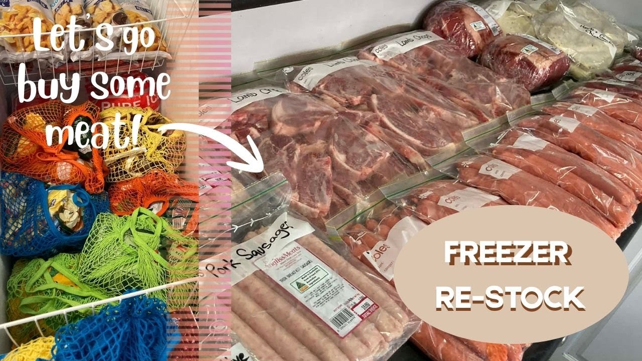 Huge Meat Haul + Freezer Re-stock | Mum of 16