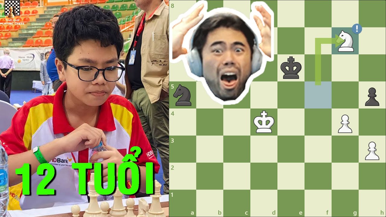 Sững Sờ Chú Bé Việt Nam 12 Tuổi Khiến Thần Chớp Hikaru Nakamura Phải Thốt Lên Một Câu Cảm Thán...
