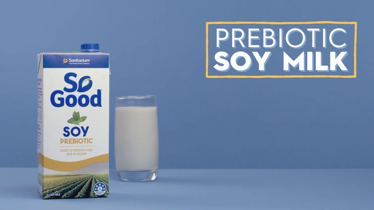 So Good Prebiotic Soy Milk Nourishes Gut Health 6