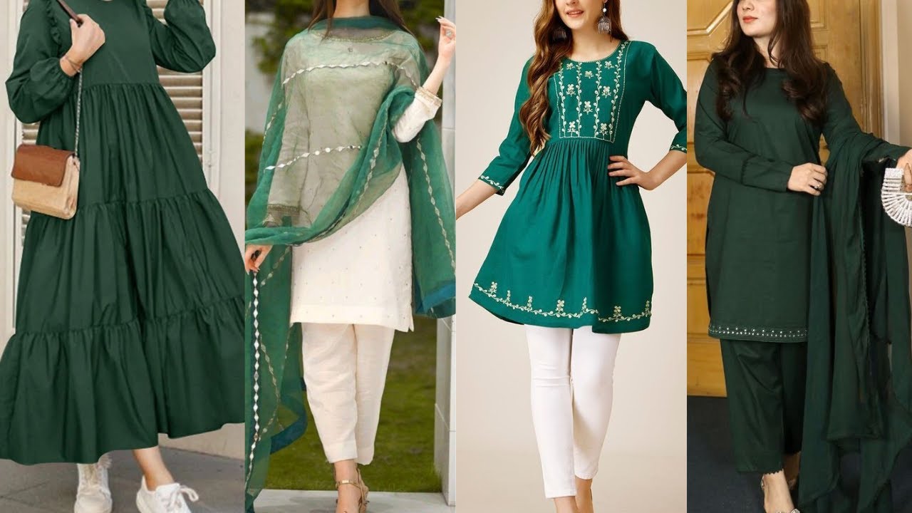 Latest 14 August Dress Design For Girls/Independence Day Dresses Ideas 2024
