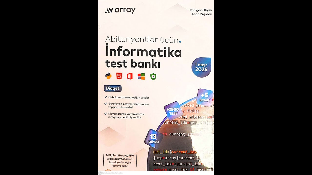 Array -İnformatika test toplusu-Python