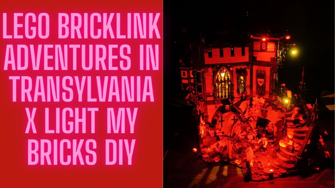 LEGO Bricklink Adventures in Transylvania X Light My Bricks DIY
