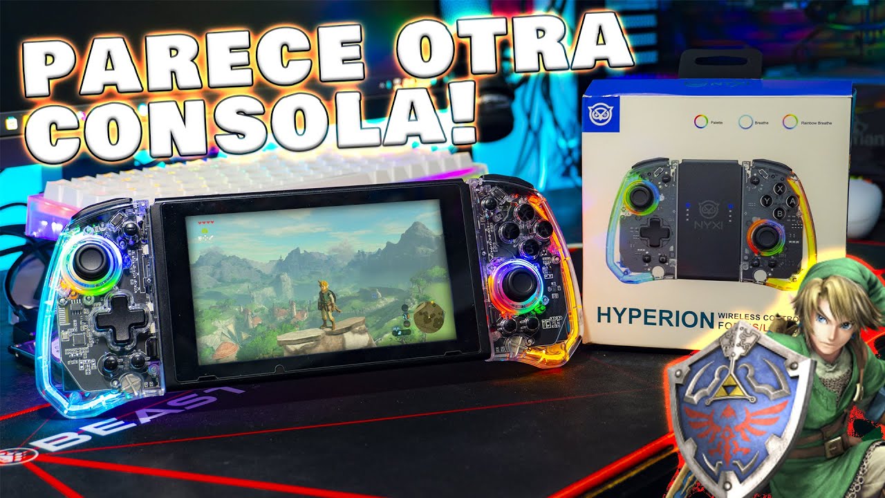 Los NUEVOS Joycons TRANSPARENTES de NYXI son INCREÍBLES, Nyxi Hyperion