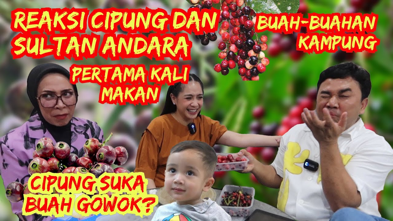 EXCLUSIVE🔥PERDANA CIPUNG & NAGITA SLAVINA NYOBAIN BUAH-BUAHAN KAMPUNG‼️#cipung #raffinagita