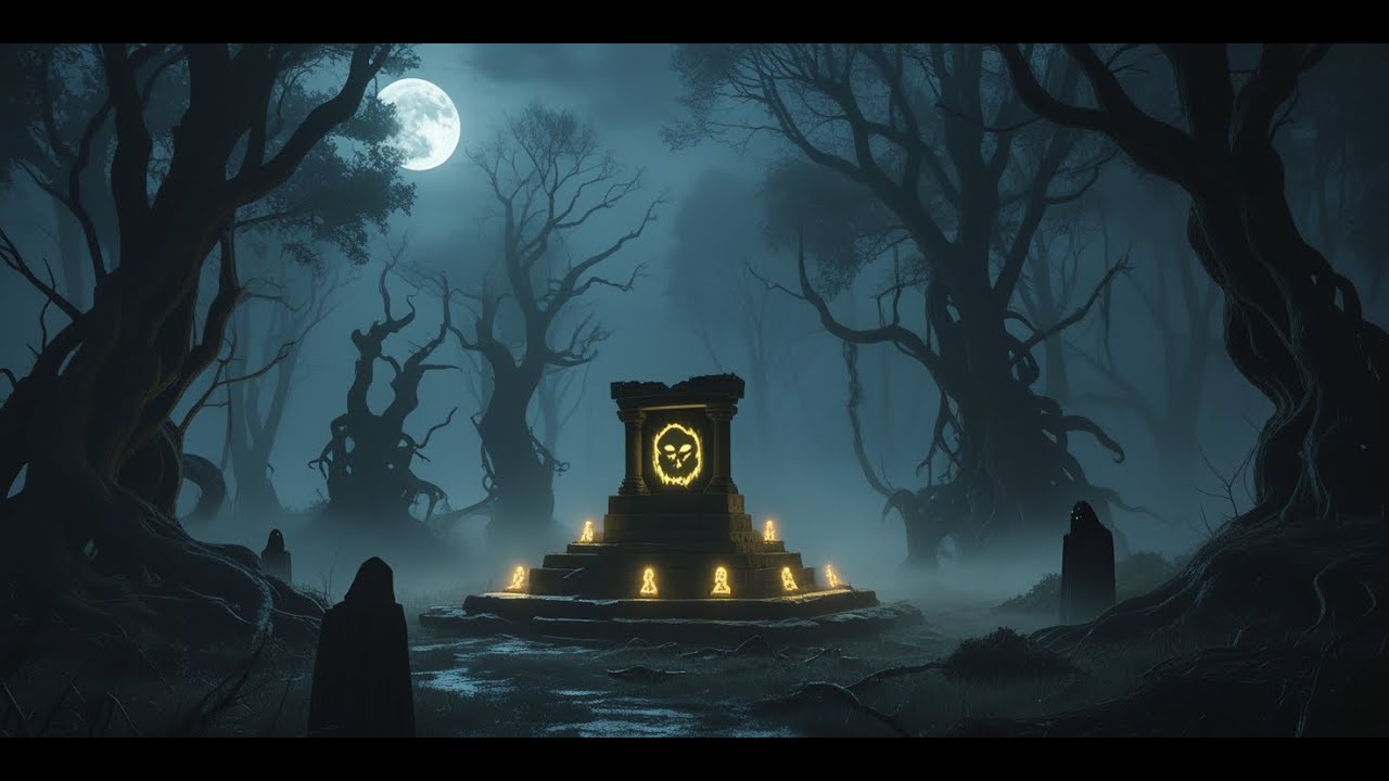 El Bosque Maldito: Susurros en la Niebla y Sombras Acechantes 🌕🌲