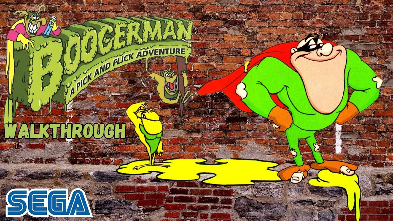 Boogerman A Pick and Flick Adventure. Walkthrough. Longplay. Sega 16 bit. Full HD 60 fps.