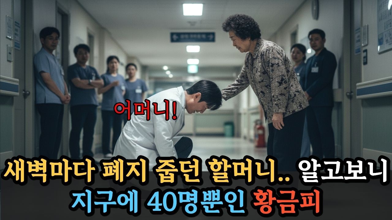새벽마다 폐지 줍던 할머니 / 알고보니 지구에 40명뿐인 황금피 | 노후사연 | 감동사연 | 사연라디오 | 오디오북