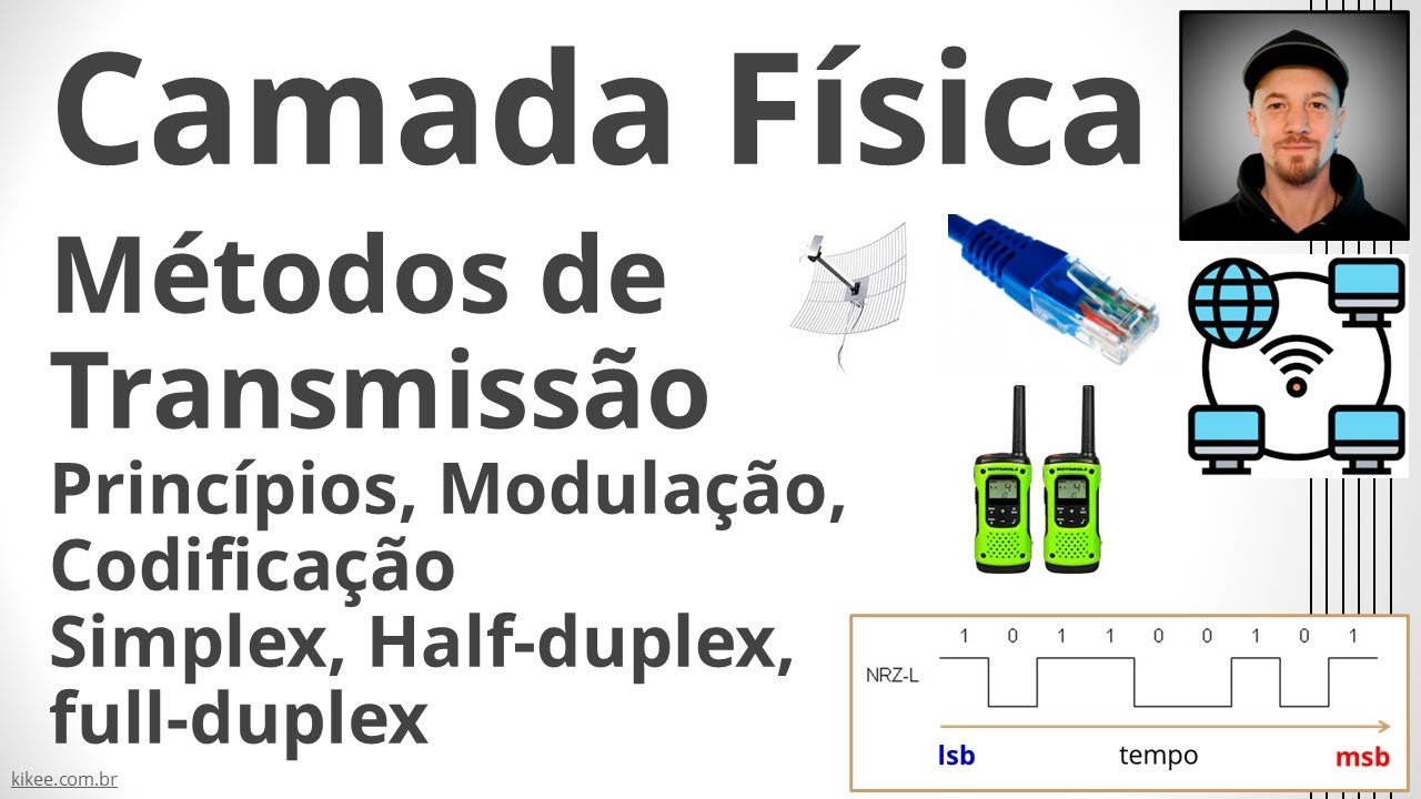 Métodos de Transmissão no Meio Físico | Comunicação de Dados para Automação (Aula Completa)