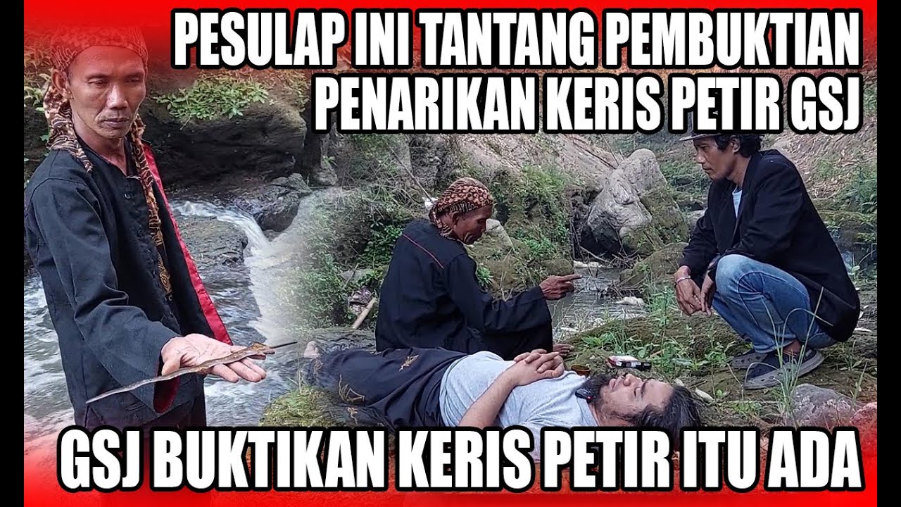 PESULAP MENANTANG PEMBUKTIAN.. MBAH JAN MENARIK KERIS PETIR