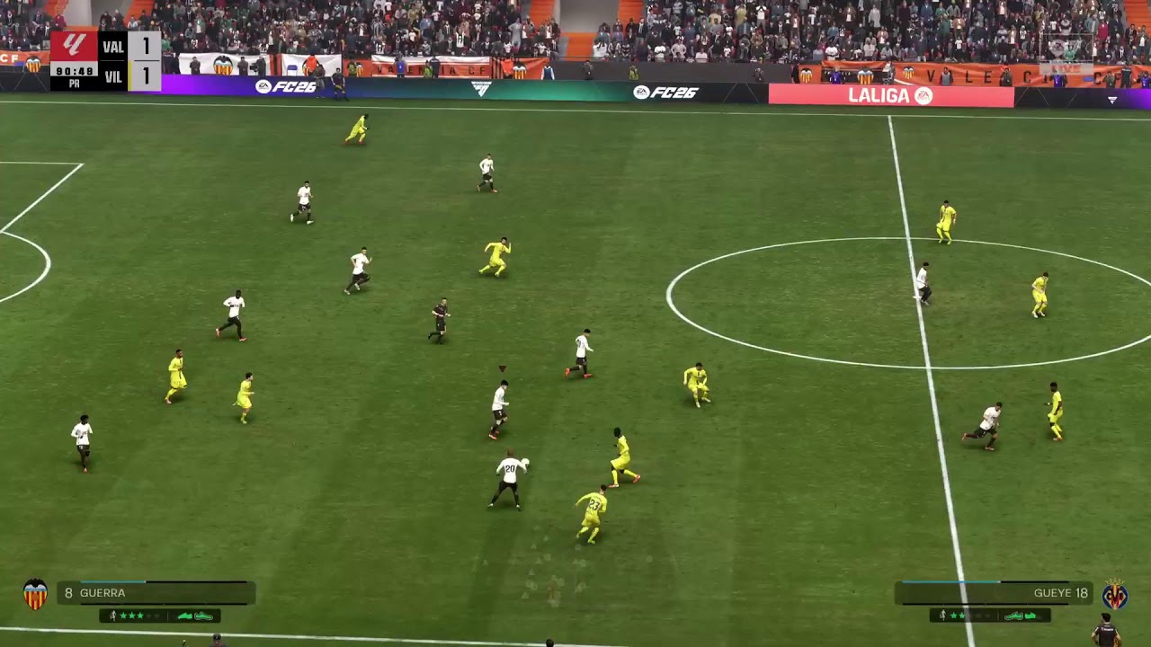FC26 fullmanual Probando Sliders en Leyenda