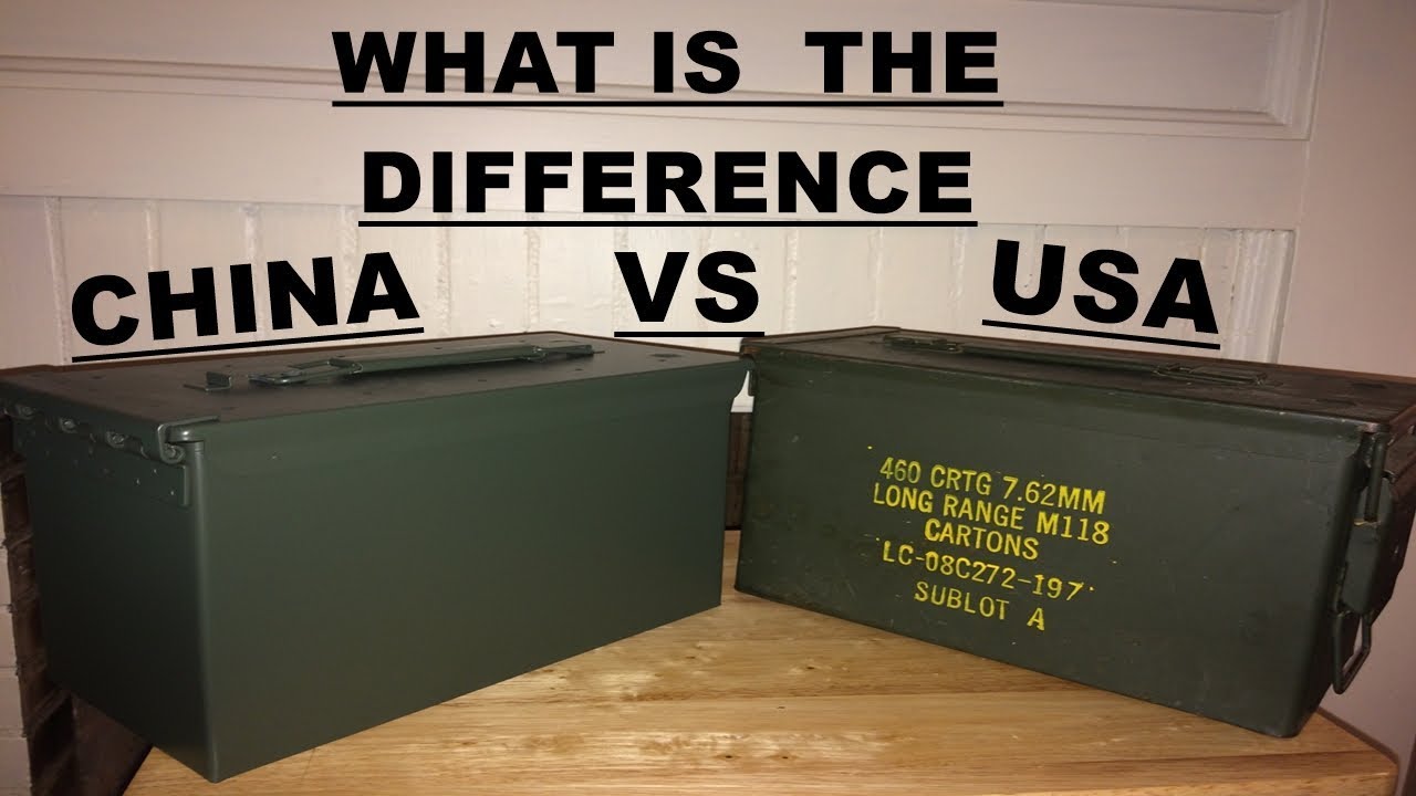 The Ammo Can - What's the difference - China vs USA