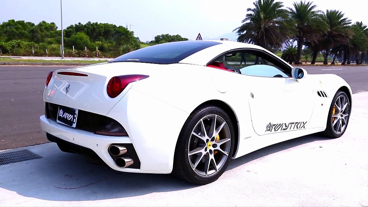 Ferrari California Brutal Exhaust Sound w/ Armytrix Titanium Exhaust