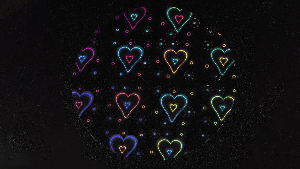 BEAMNOVA 100 Pcs Plastic Film for 58mm (2-1/4 in) Button Makers, Hearts Pattern