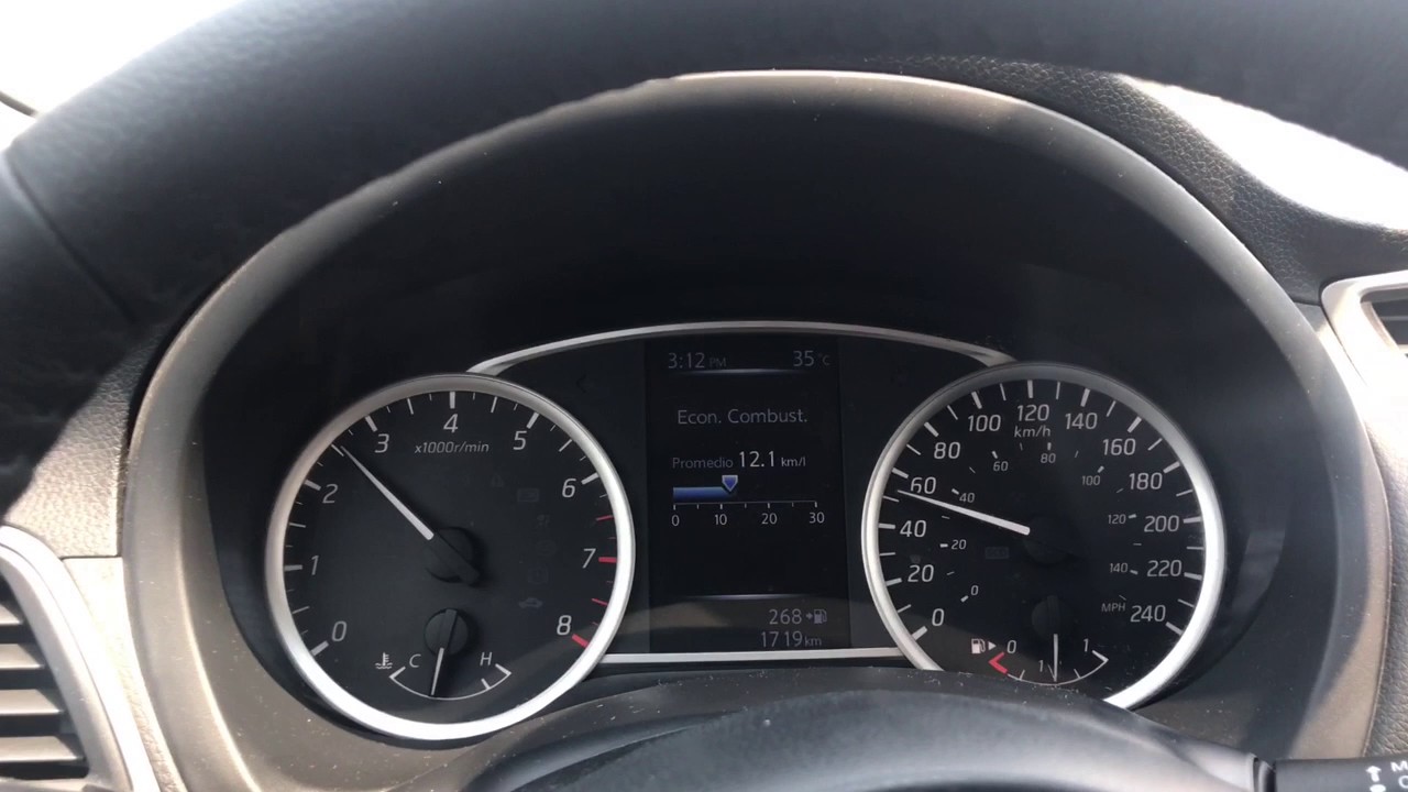 Consumo de gasolina Sentra 2017 Advance /manual standar