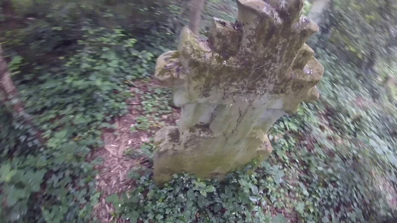Mysterious abandoned cemetery