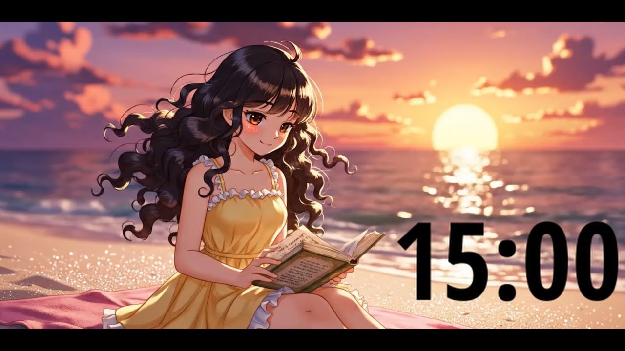 Enjoy this 15-minute kawaii reading timer