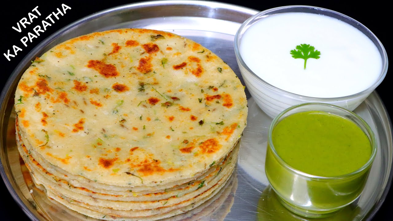 व्रत का पराठा स्वादिष्ट और नरम इतना की हर बार पराठे ऐसे ही बनाऐंगे | Healthy & Soft Paratha For Fast