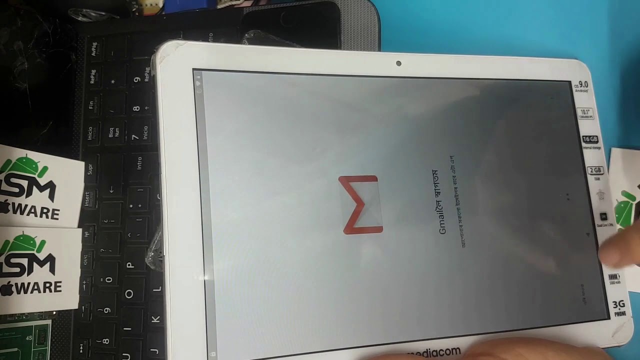 How to bypass Remove google account lock mediacom smartpad