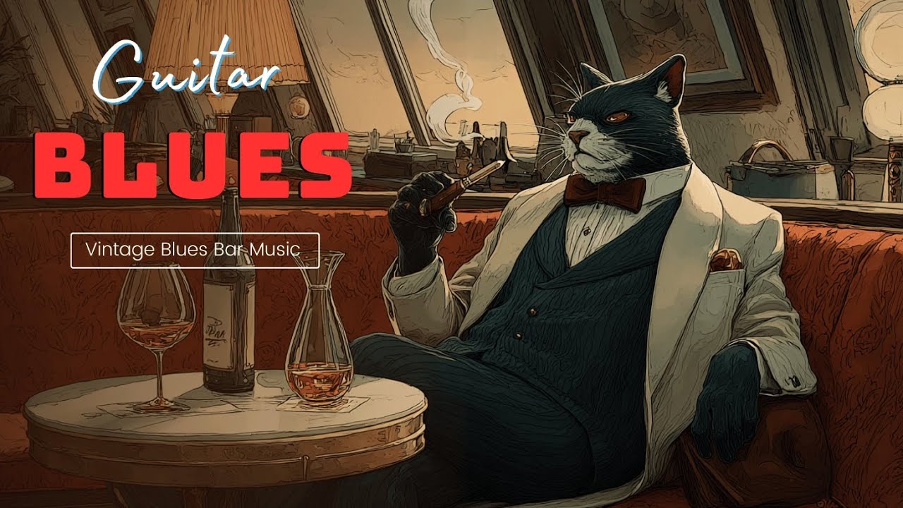 Dapper Cat Blues | Гладкая Винтажная Гитара для Расслабления и Спокойного Настроения