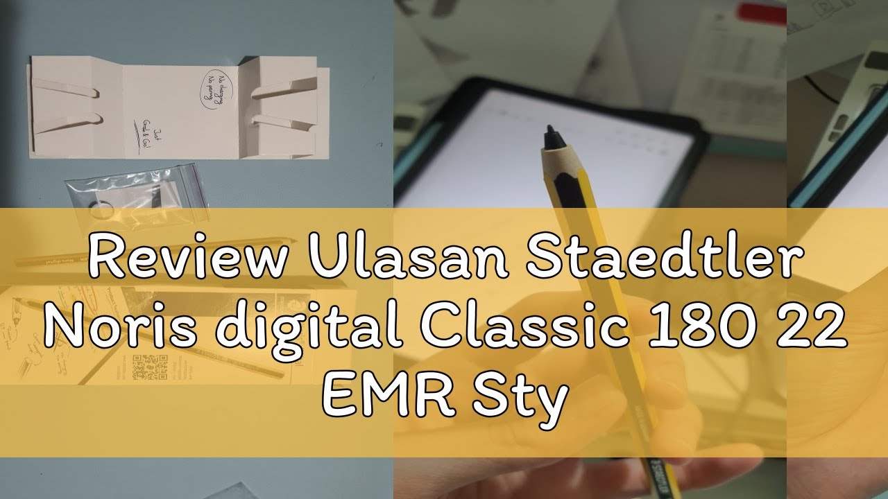 Review Ulasan Staedtler Noris digital Classic 180 22 EMR Stylus for EMR Equipped Displays