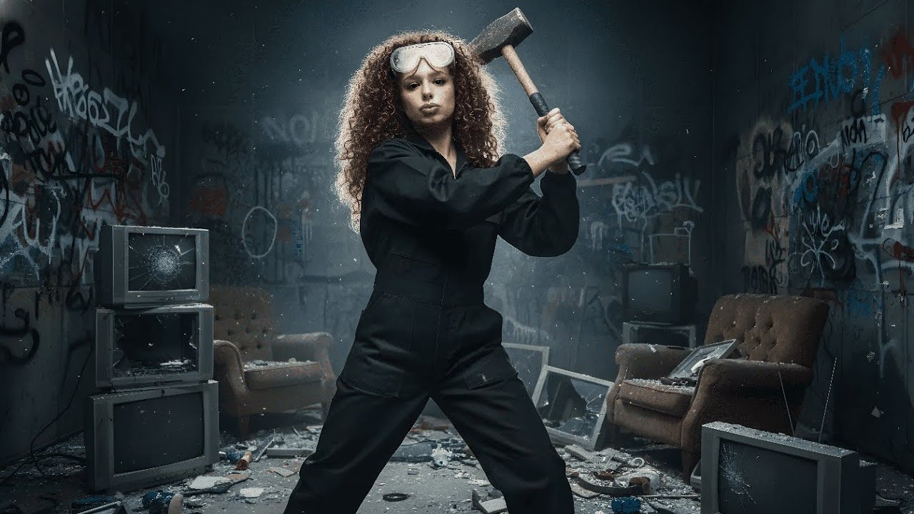 ELIANA  GO TO A RAGE ROOM! KALOGERAS SISTERS