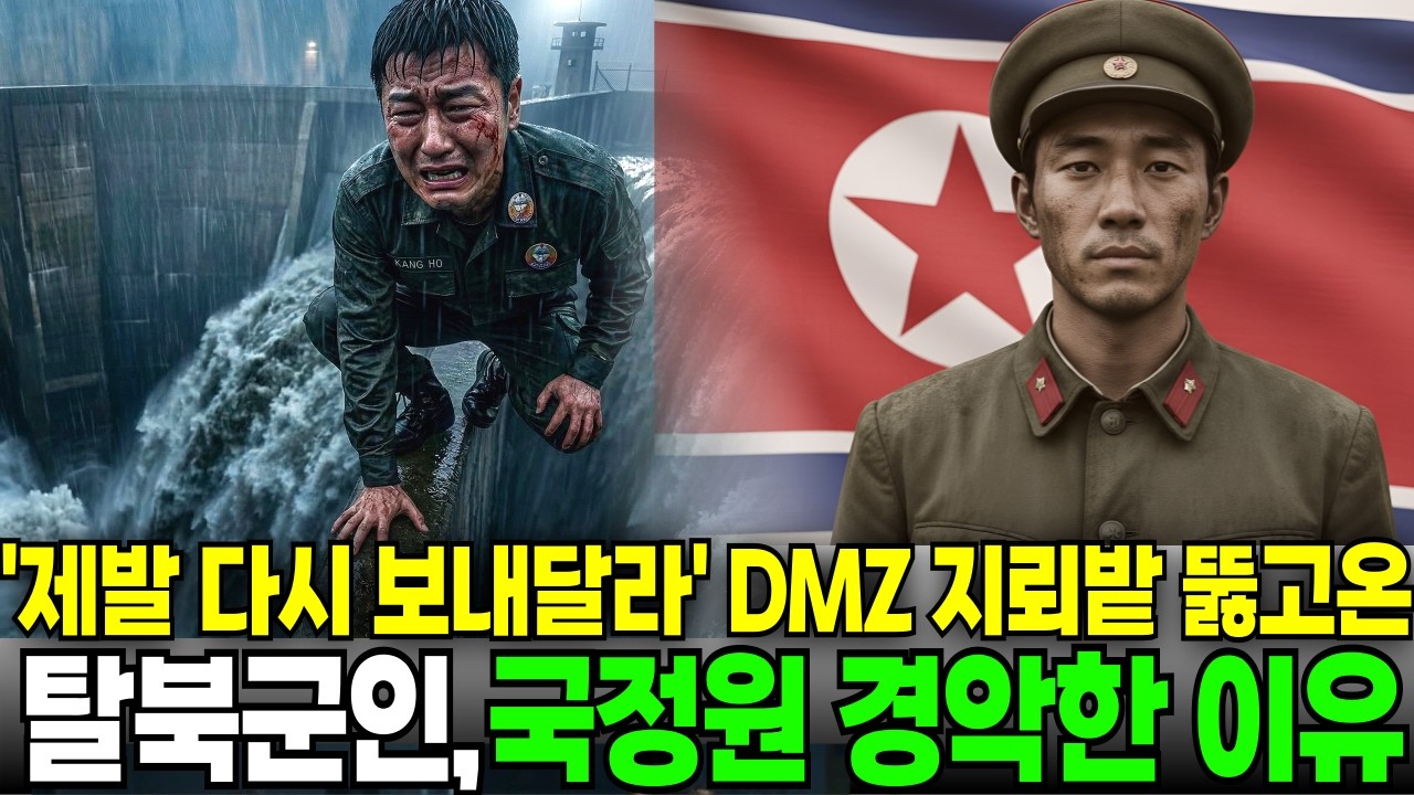 '제발다시보내달라'DMZ지뢰밭뚫고온 북한군인 국정원경악한이유 [탈북민 감동사연]