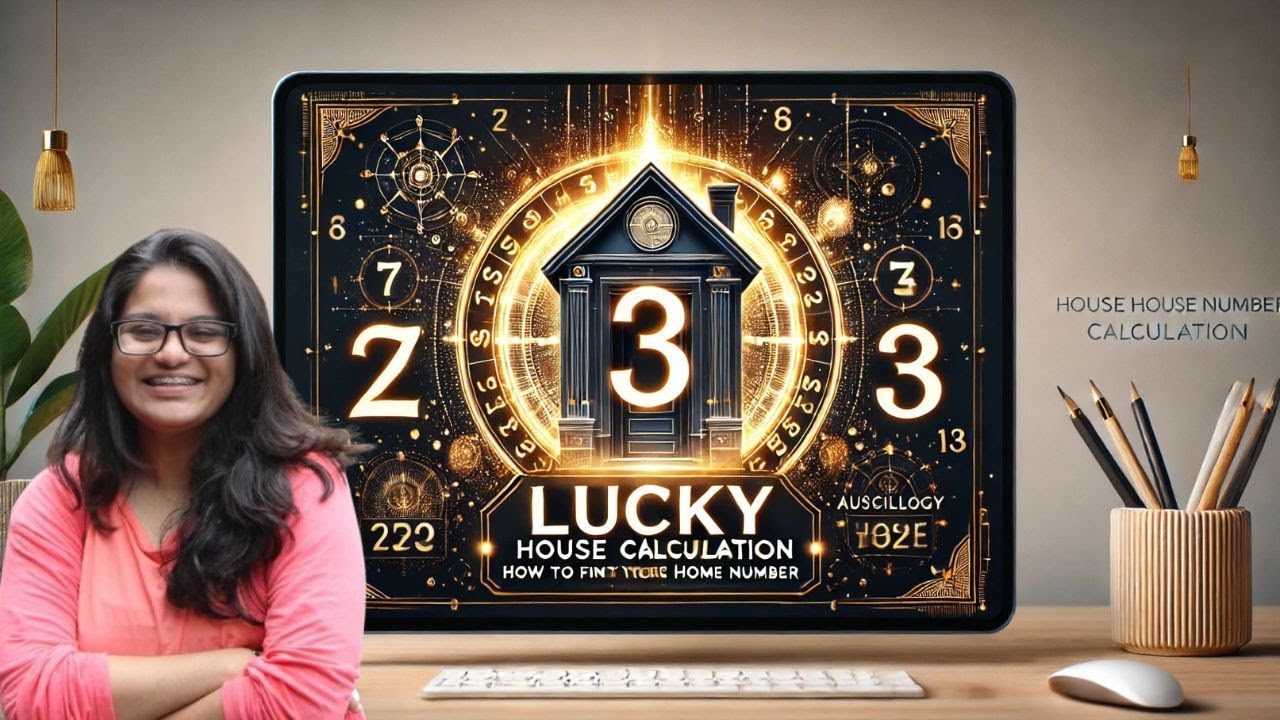 Numerological Secrets | Lucky House Number Calculation | How to Find Your Auspicious Home Number 🏠✨