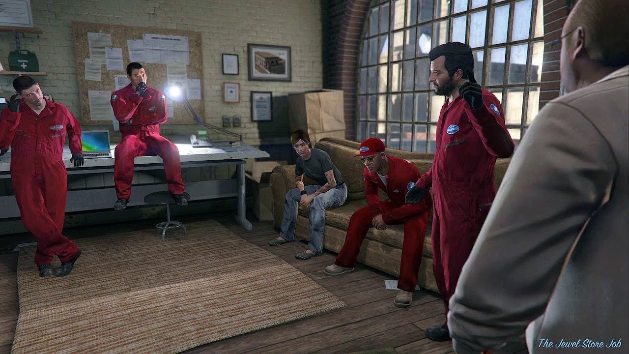 GTA five story Jewel job silver medal 