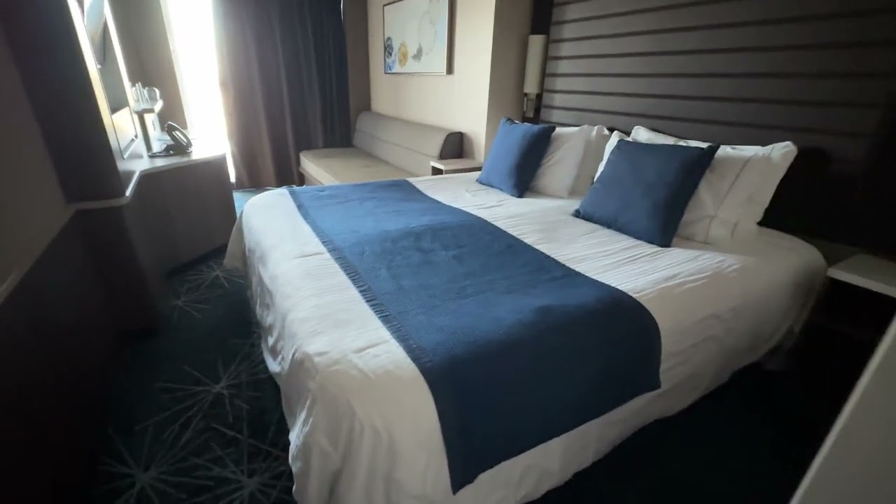 Norwegian Encore Room 12180 Angled Balcony