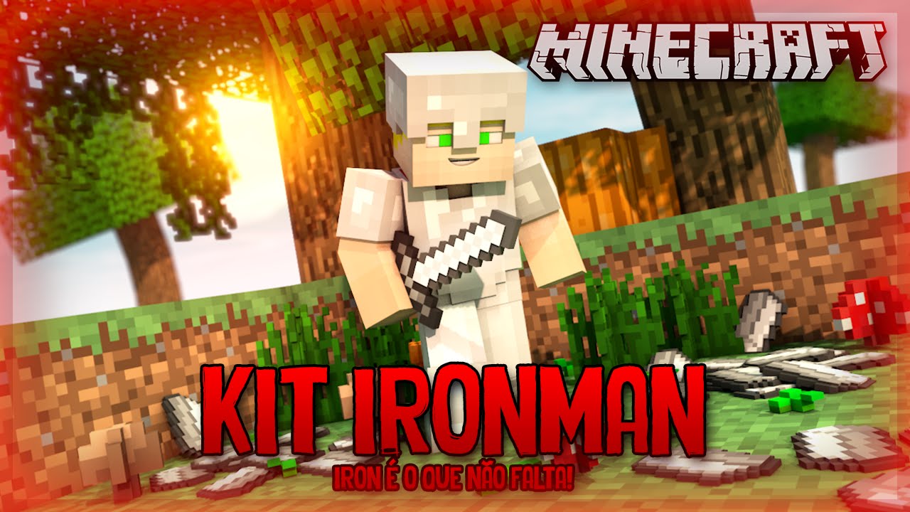 Minecraft - HG: Kit Ironman - Iron é o que não falta!!!