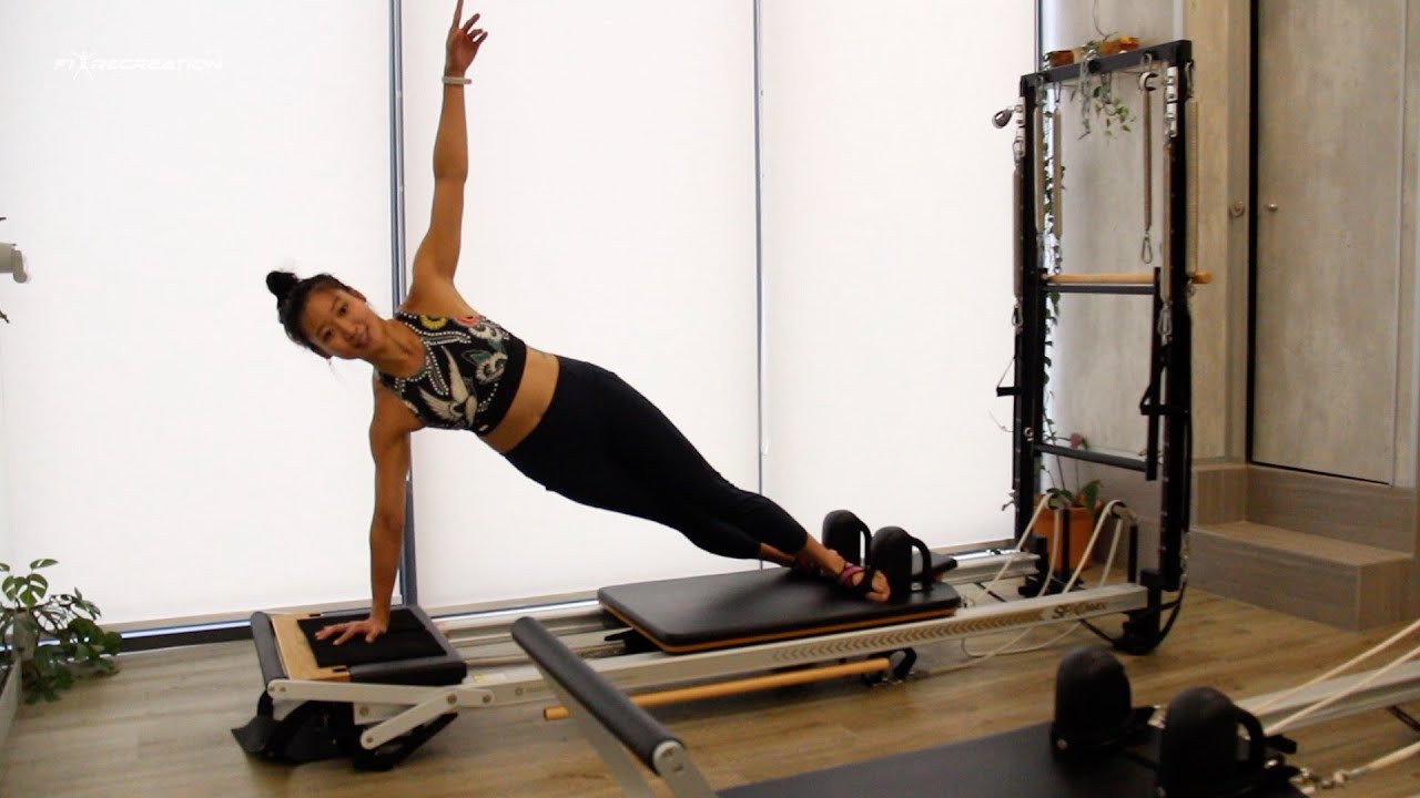 Pilates Side Plank Workout Tutorial | Pilates with Joey - Cardio on the Reformer #Pilates #Tutorial