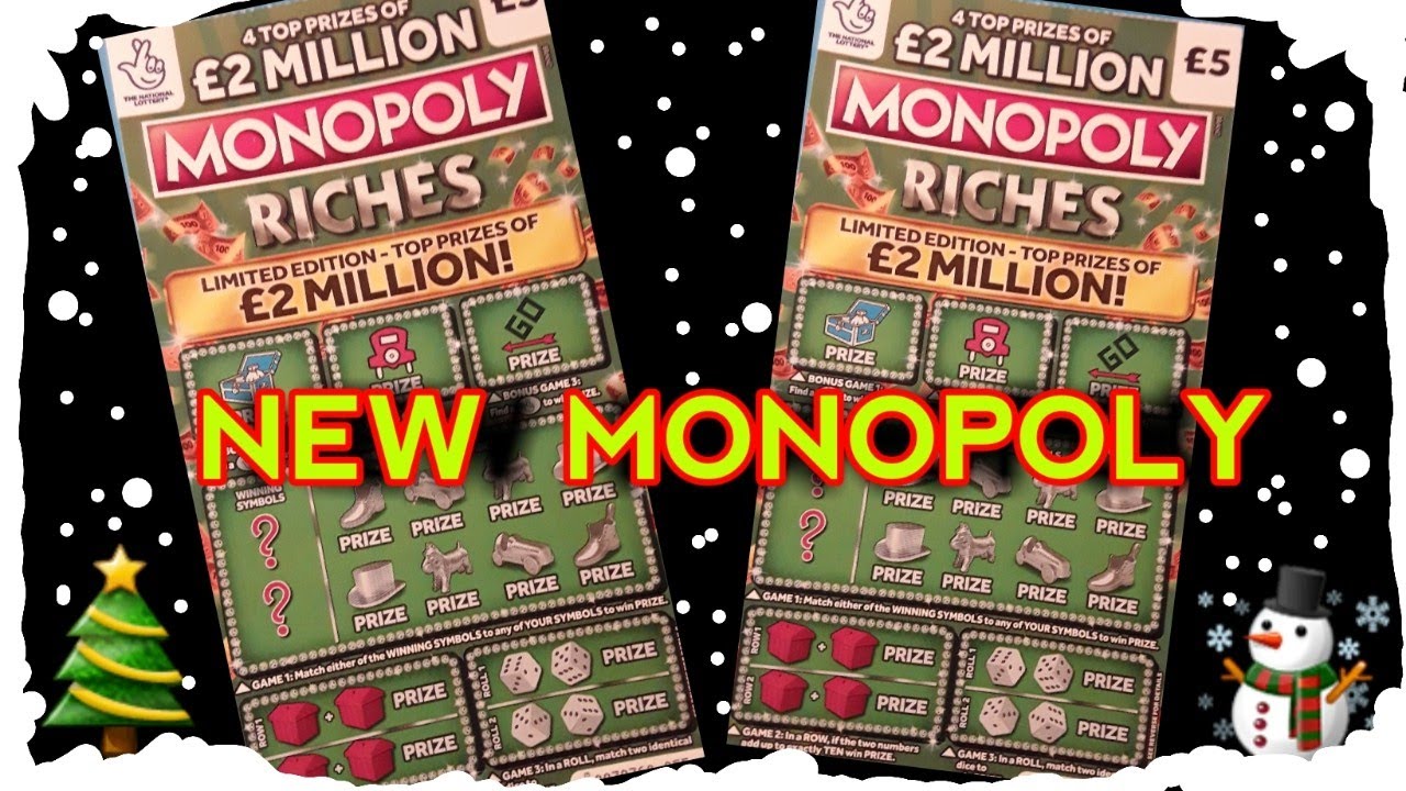 NEW MONOPOLY RICHES Scratchcards...WONDERLINES..&pound;100 LOADED..BINGO..CASH DROP..5X CASH..WIN &pound;50