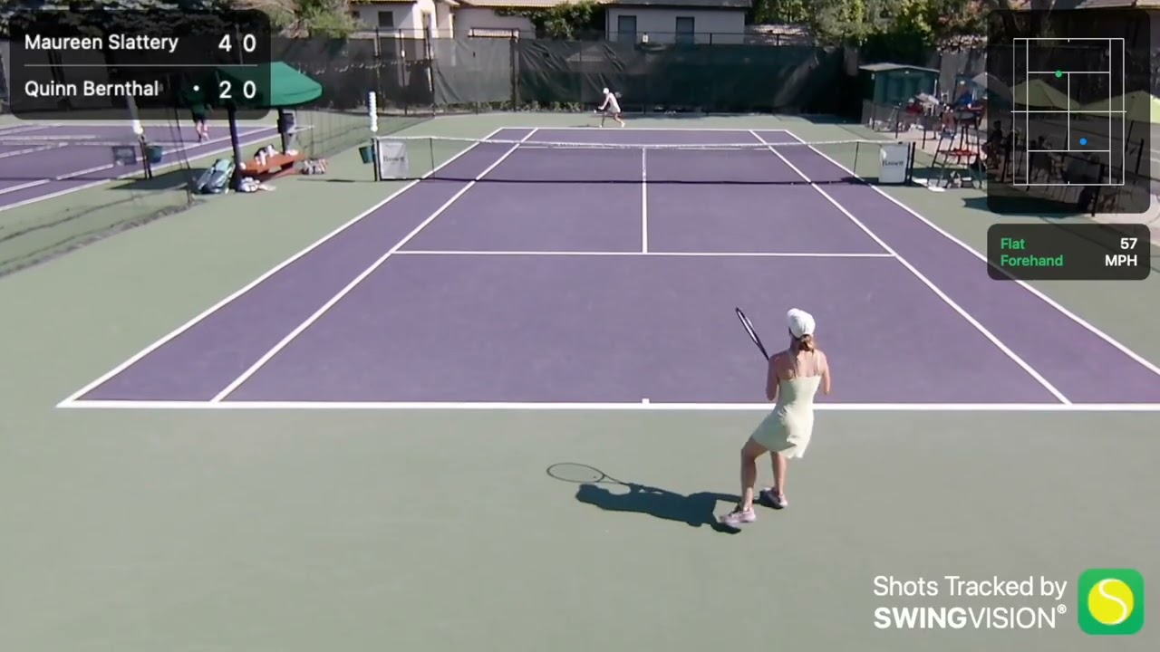 An amazing two-handed forehand.   Singles Final, 2025 Denver City Open.