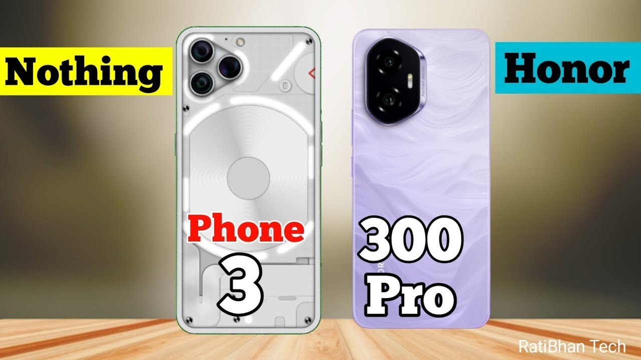 Nothing Phone 3 VS Honor 300 Pro Compression Unboxing / Camera / Battery Price / Review