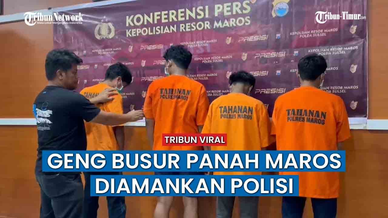 Pelaku Pembusuran di Mandai Maros Terungkap, Pemuda Pengangguran Diamankan Polisi