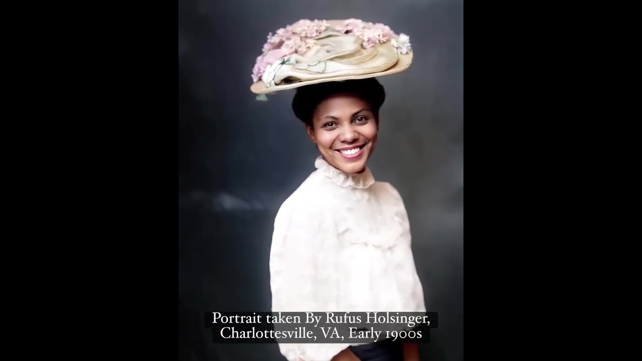 Portrait taken By Rufus Holsinger, Charlottesville, VA, Early 1900s