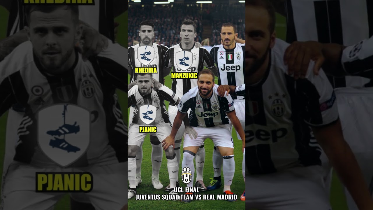 JUVENTUS SQUAD TEAM UCL FINAL 2017 VS REAL MADRID #bintangbola