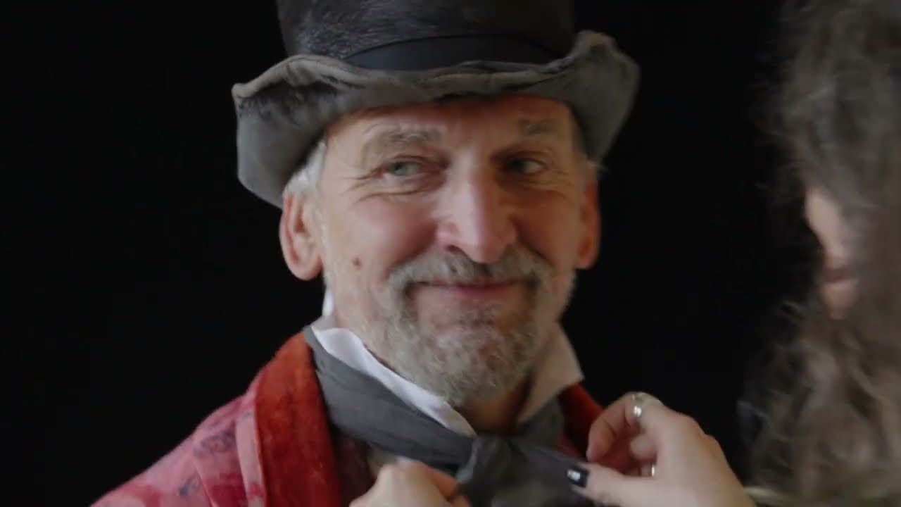 Christopher Eccleston as Ebenezer Scrooge | Behind the Scenes Photoshoot