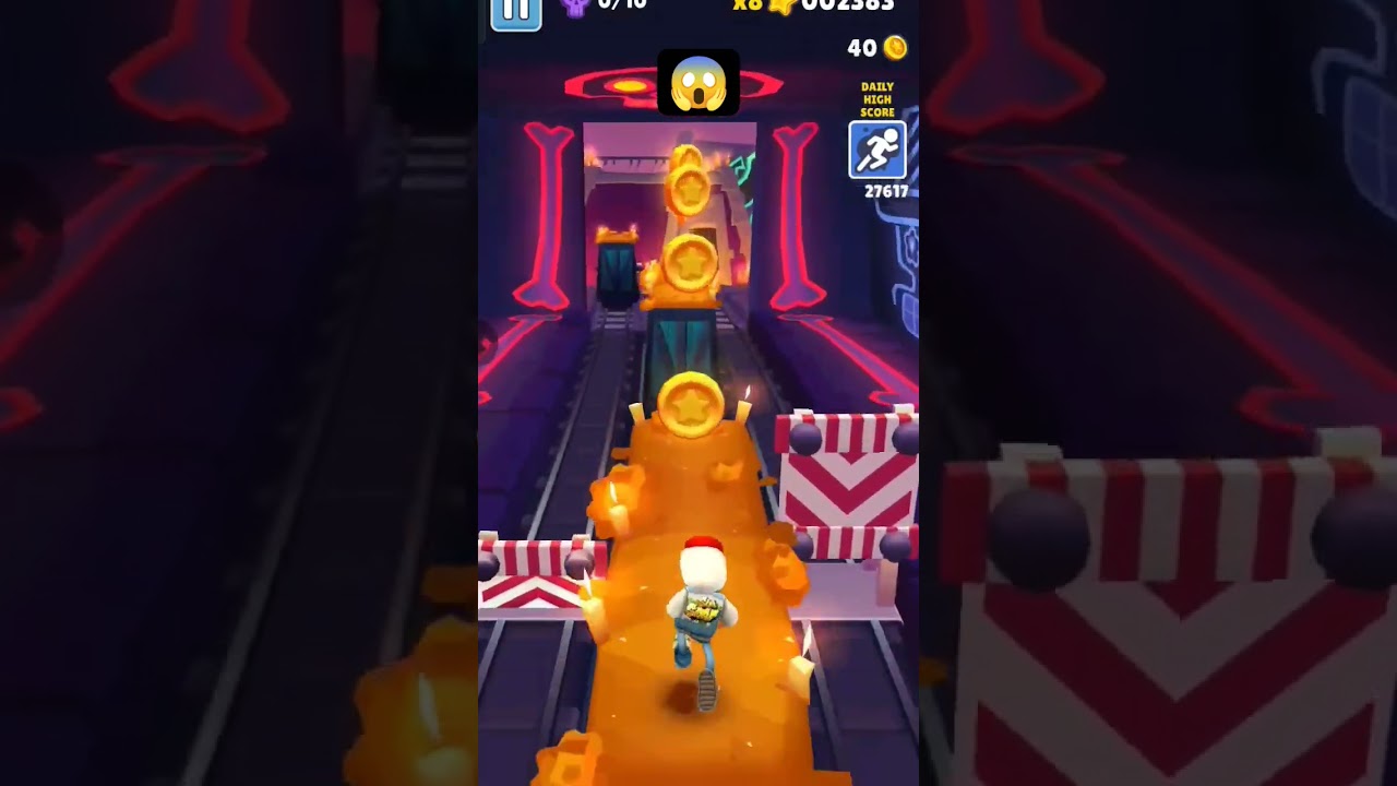 Subway surfers Part-23😱☠️🔥😨! #subwaysurfers #surfers #funny #ghost #news #games #gaming #gameplay