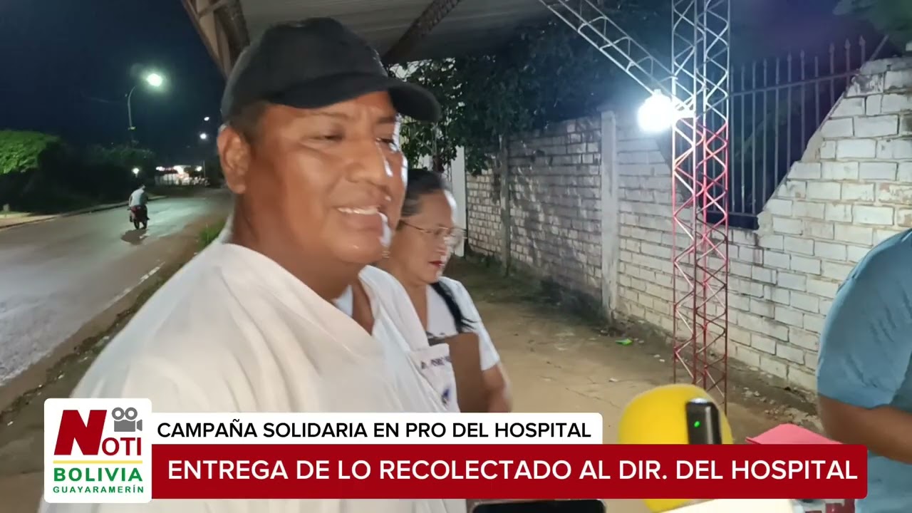 ENTREGA DE LO RECOLECTADO POR DONACIÓN EN PRO DEL HOSPITAL, ES ENTREGADO AL DIRECTOR.