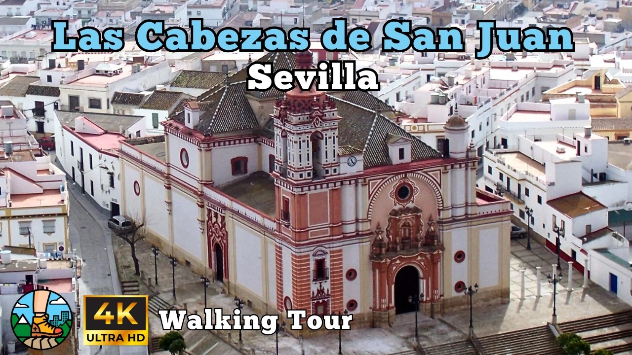 Las Cabezas de San Juan, Sevilla | Andalucía | Walking Tour 4K 🚶‍♂️🌍
