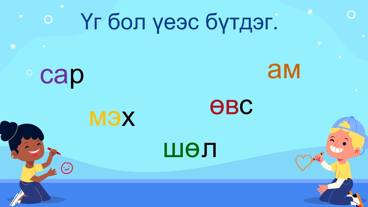 1 дүгээр ангийн сурагчдыг уншуулж сургах зөвлөмж