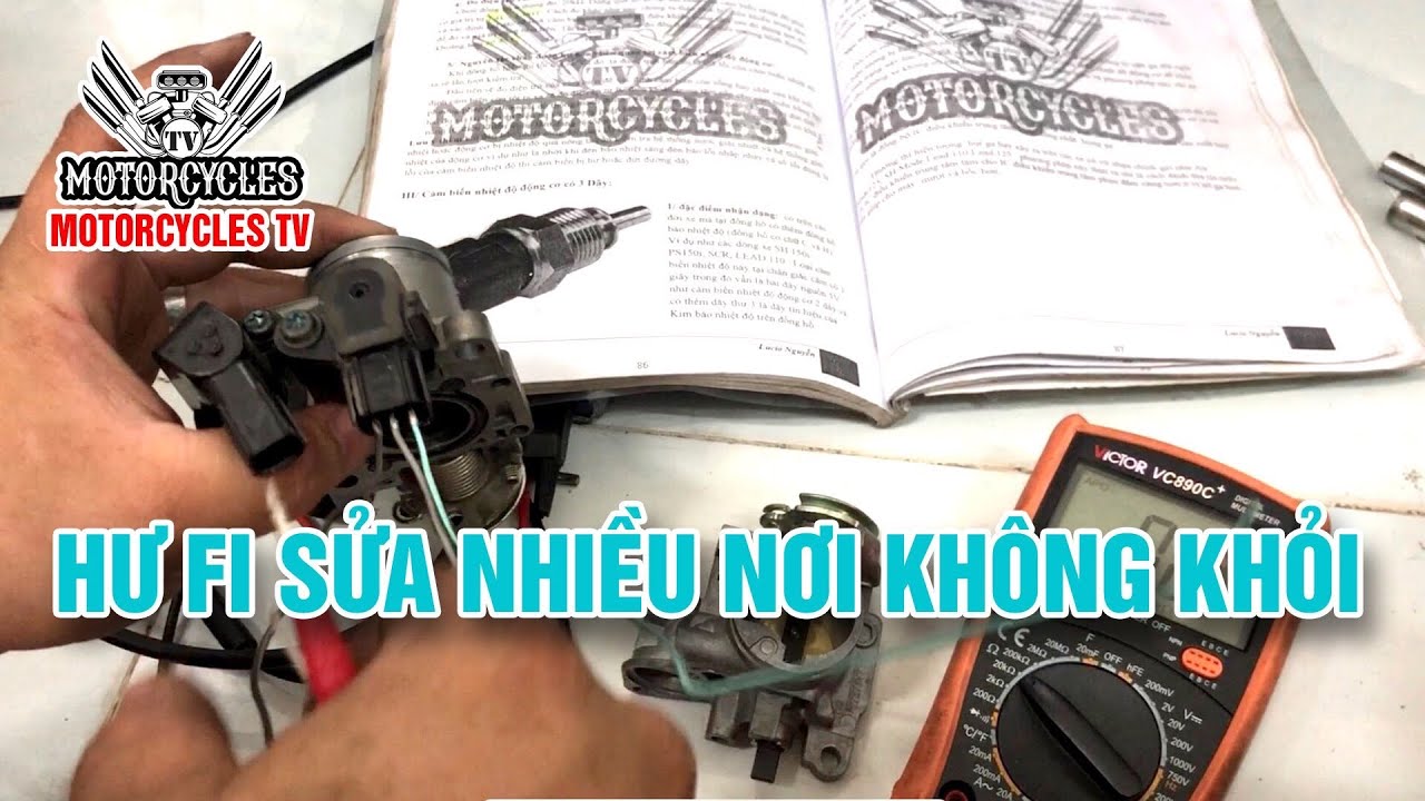 Video 419: Thay Tứ Tung Không Hết Bệnh Click Thái 125 | Motorcycle TV