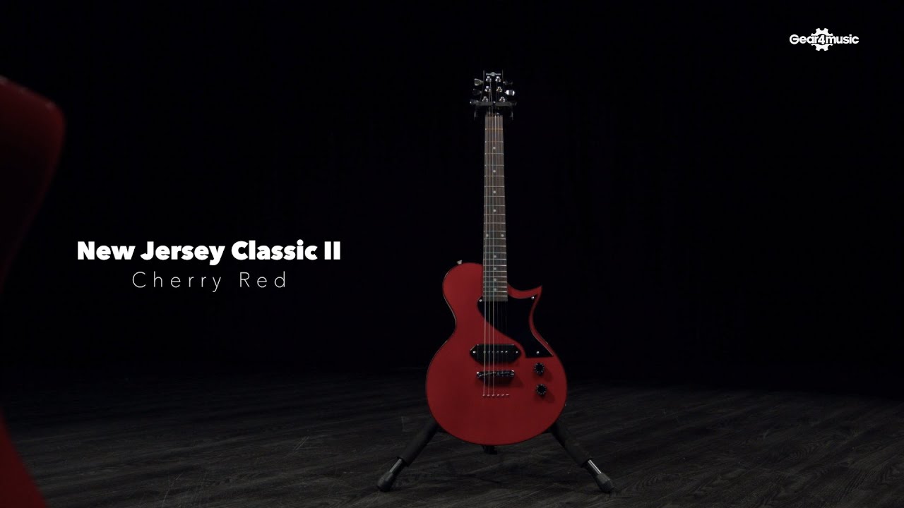 New Jersey Classic II Electric Guitar by Gear4music, Cherry Red | Gear4music demo