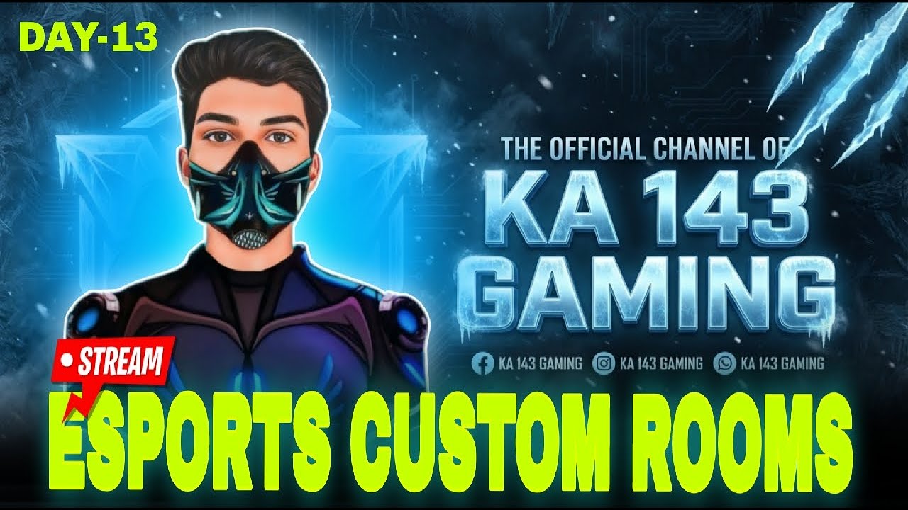 🔴CHINNU IS LIVE || PRACTICE MATCHES DAY-365/13 🎯  from KA143 GAMING ||